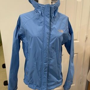 The North Face Women's Light Blue Hyvent DT Rain Jacket M